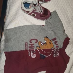 T-shirt and shoes